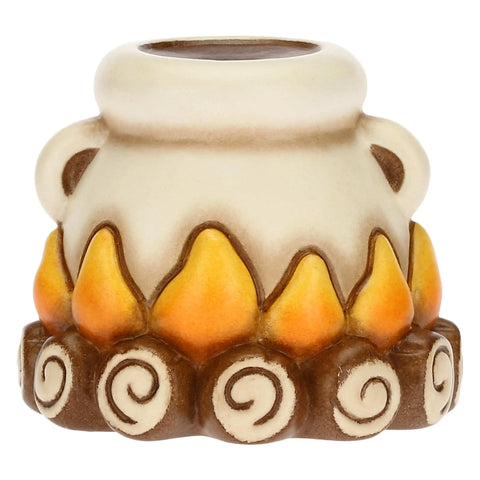 Focolare con pentola