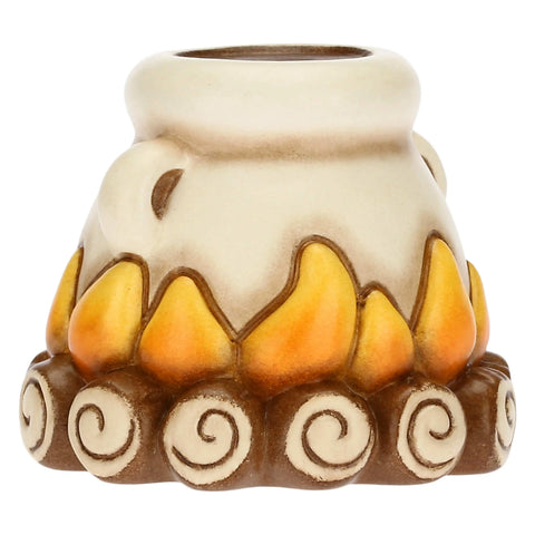 Focolare con pentola