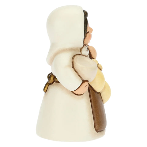 Donna con formaggio Presepe classico