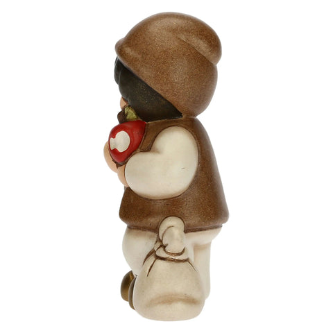 Bimbo con mela bianco Presepe classico