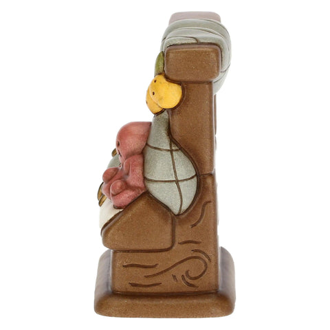 Banco del pesce in ceramica Presepe Classico