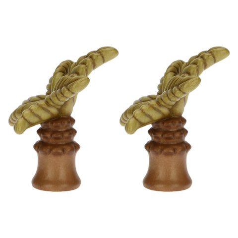Set 2 Palme in ceramica Presepe Classico