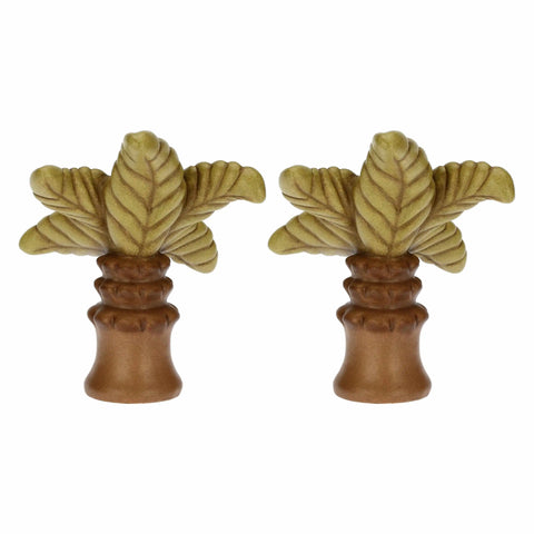 Set 2 Palme in ceramica Presepe Classico