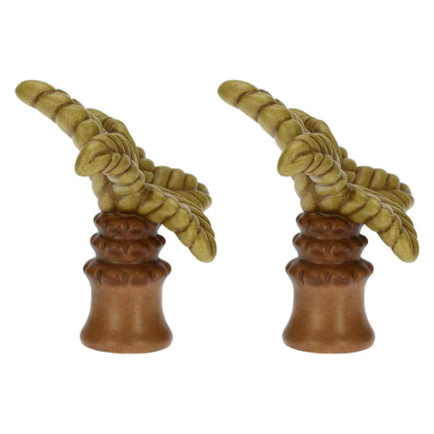 Set 2 Palme in ceramica Presepe Classico