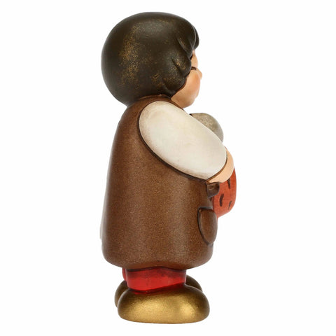 Venditore di pentole in ceramica Presepe Classico rosso