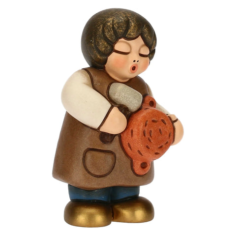 Venditore di pentole in ceramica Presepe Classico blu