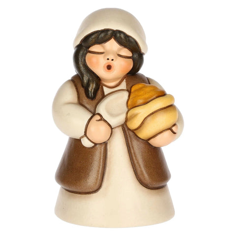 Venditrice di spezie in ceramica Presepe Classico Thun