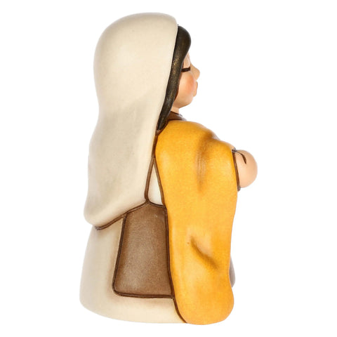 Venditrice di stoffe in cermica Presepe Classico Thun