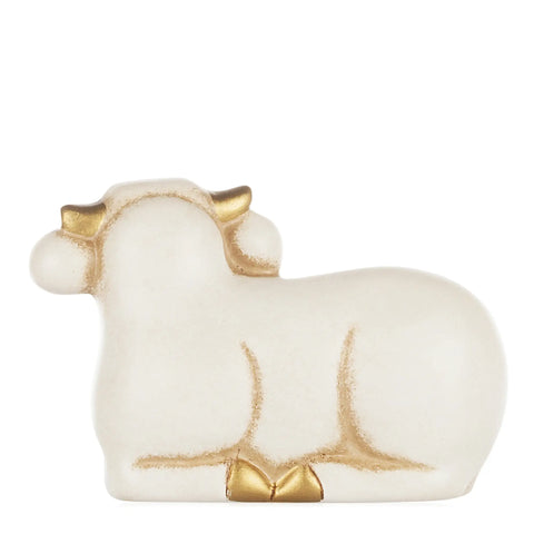 Bue Presepe Classico bianco