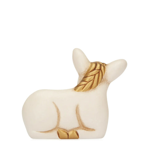 Asinello Presepe Classico bianco