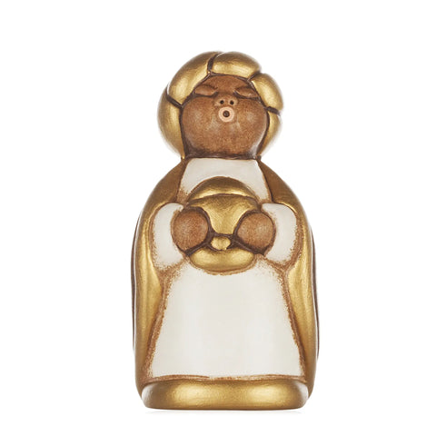 Re Magio Melchiorre con oro Presepe Classico bianco Thun