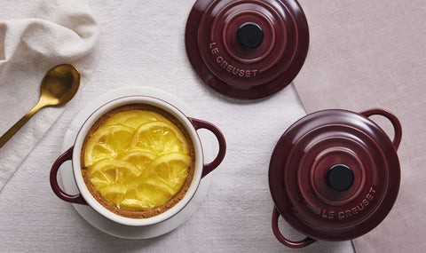Mini cocotte rotonda in gres vetrificato garnet Le creuset