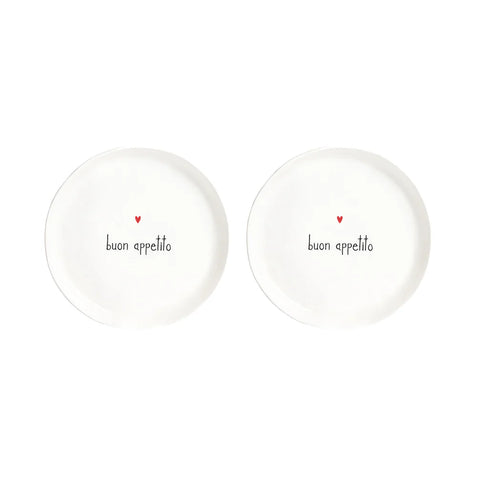 Set 2 Piatti da dessert Buon appetito da Simple Day