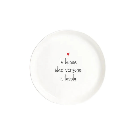 Set 2 Piatti da dessert Le buone idee vengono a tavola da Simple Day