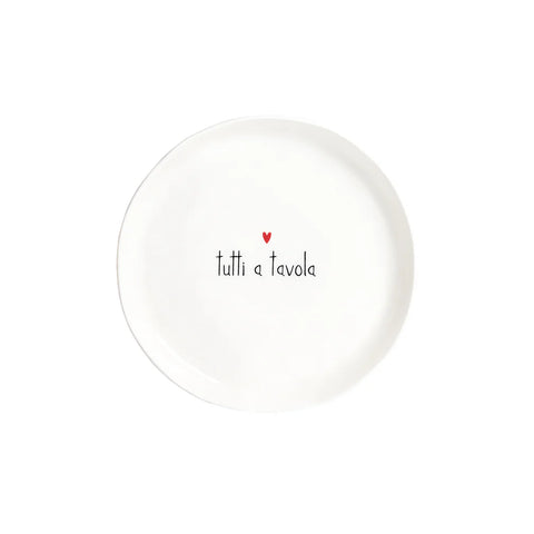 Set 2 Piatti da dessert Tutti a tavola da Simple Day