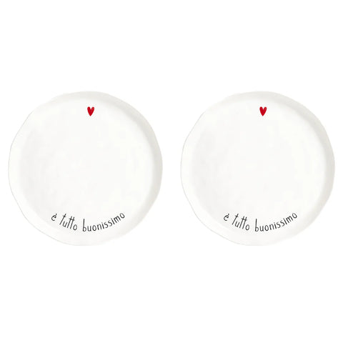 Set 2 Piatti piani E' tutto buonissimo da Simple Day