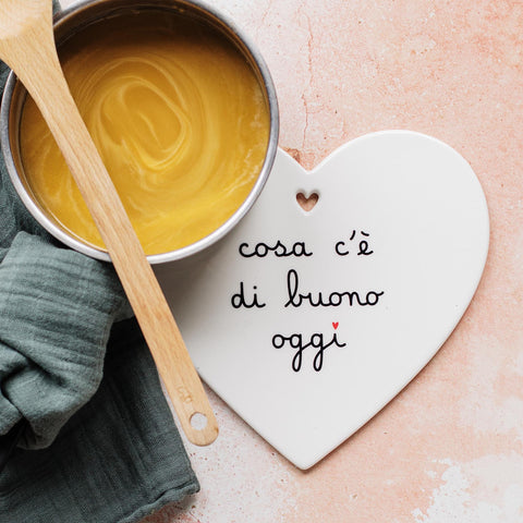 Sottopentola cuore Cosa c'è di buono oggi da Simple Day