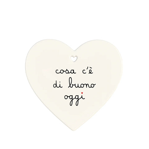 Sottopentola cuore Cosa c'è di buono oggi da Simple Day