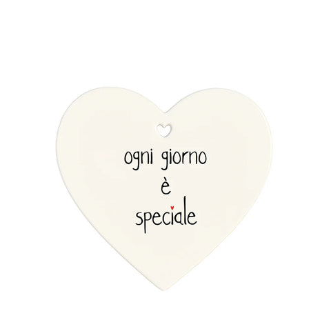 Sottopentola cuore Ogni giorno è speciale da Simple Day