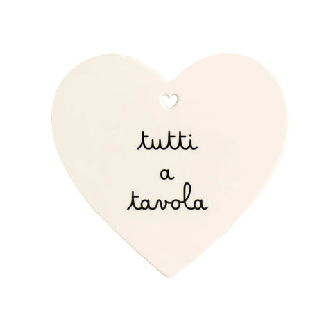 Sottopentola cuore Tutti a tavola da Simple Day