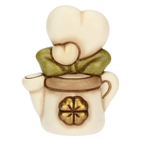 Mini annaffiatoio in ceramica con cuore Thun