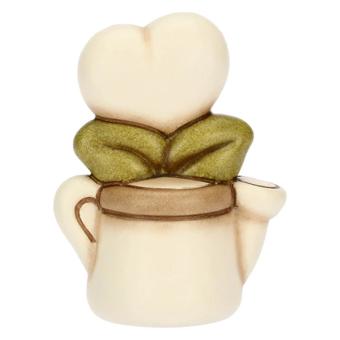 Mini annaffiatoio in ceramica con cuore Thun