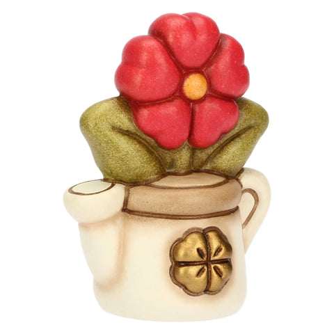 Mini annaffiatoio in ceramica con primula Thun