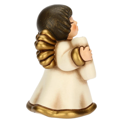 Angelo cerimonia in ceramica con targhetta personalizzabile Thun