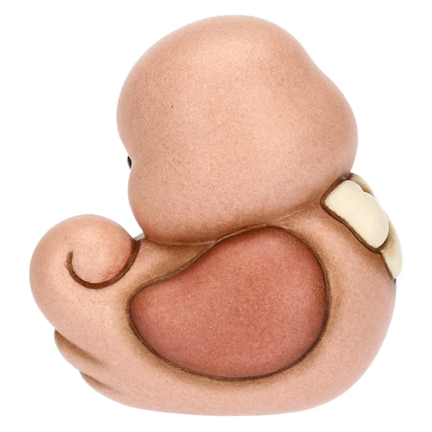 Paperella in ceramica rosa