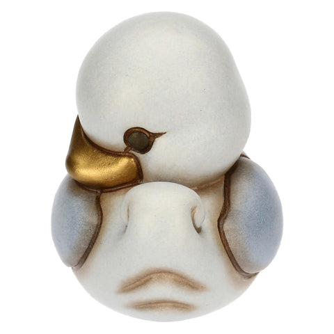 Paperella in ceramica azzurra