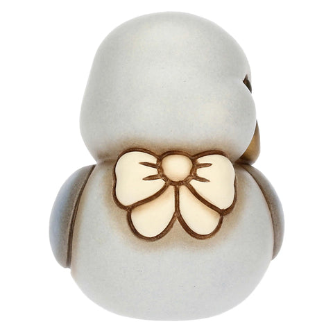 Paperella in ceramica azzurra