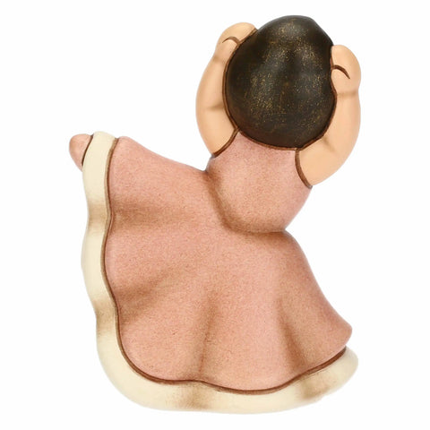 Ballerina rosa danzante in ceramica Thun