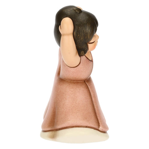 Ballerina rosa danzante in ceramica Thun