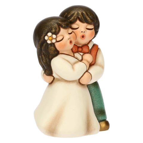 Sposini abbracciati in ceramica, piccoli Thun