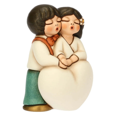 Sposini in ceramica con cuore, piccoli Thun