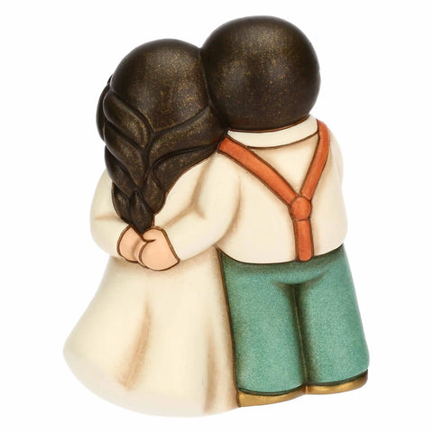 Sposini in ceramica con cuore, grandi Thun