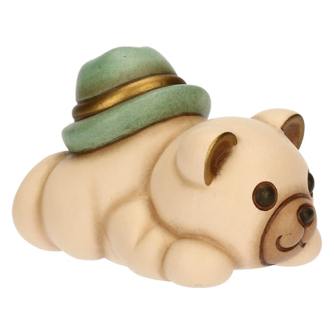 Mini Teddy in ceramica con cappello lui Thun