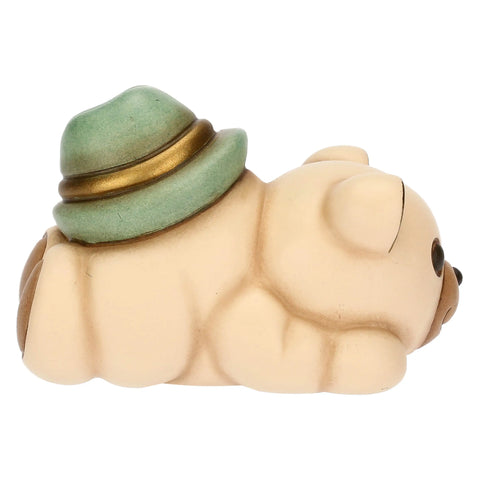 Mini Teddy in ceramica con cappello lui Thun