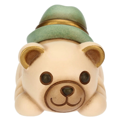 Mini Teddy in ceramica con cappello lui Thun