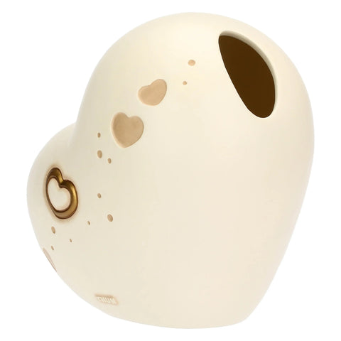 Vaso a forma di cuore in ceramica