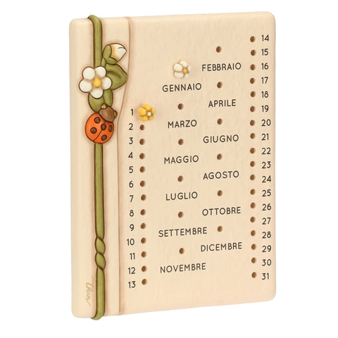 Calendario da muro in ceramica Country Bloom
