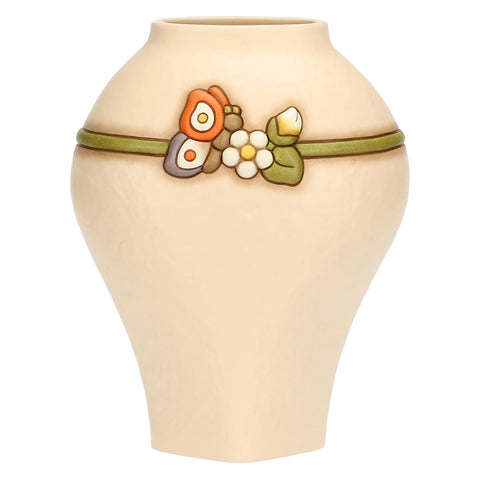 Vaso in ceramica con farfalla Country Bloom, grande