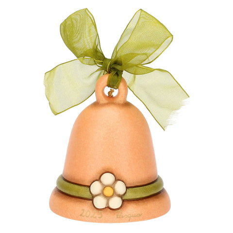 Campanella arancione Limited Edition in ceramica Pasqua 2025