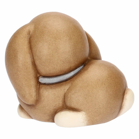 Coniglietto Roger con fiocco in ceramica, piccolo