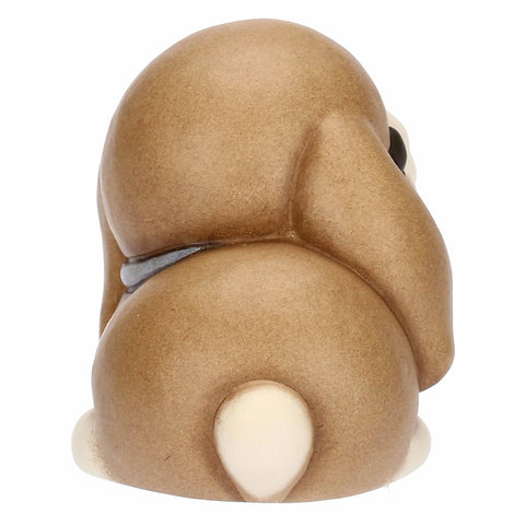 Coniglietto Roger con fiocco in ceramica, piccolo