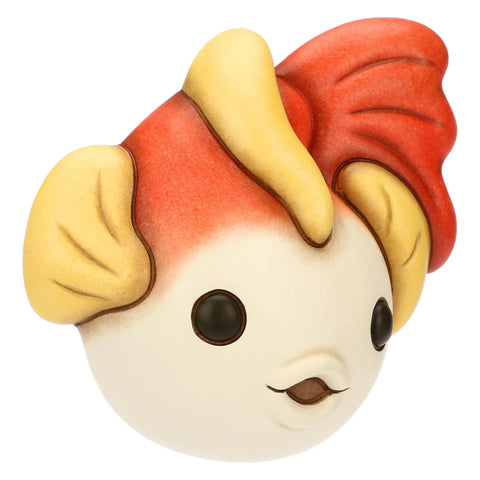 Pesce rosso e giallo da appendere