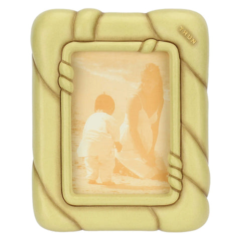 Portafoto in ceramica Twist, medio