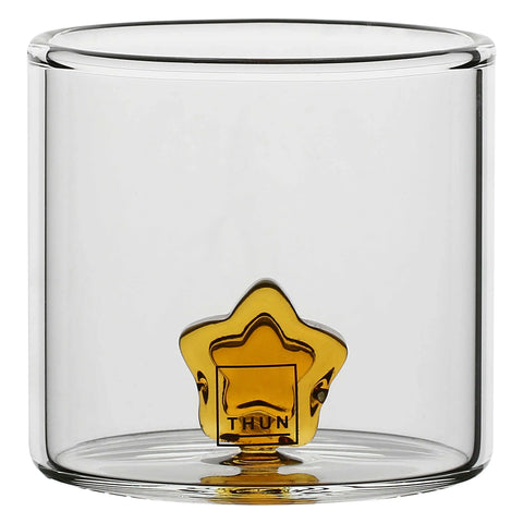 Set 2 bicchierini in vetro con stella