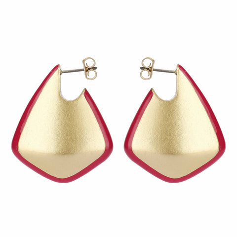 Orecchini pin in resina a goccia