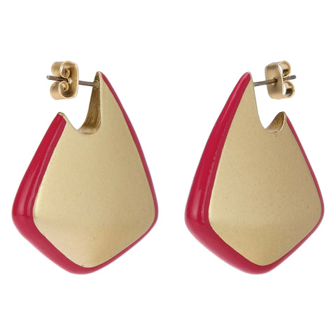 Orecchini pin in resina a goccia